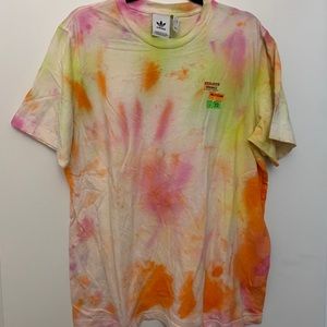 ADIDAS STREET WEAR- unique dyed t shirt UNISEX